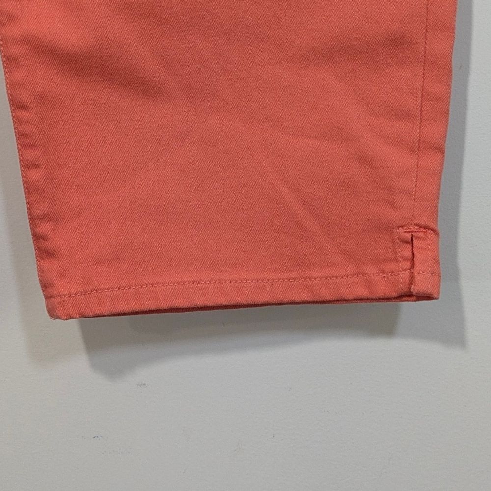 NEW Chaps Slimming Fit Coral Melon Capris / Cropped Jeans / Denim Pants - Picture 4 of 7